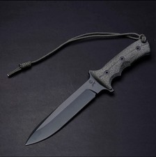 Chris Reeve knife fixed blade Non Serrated Green Beret + Pacific Same Birth Cert
