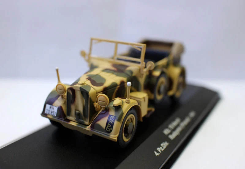 1/43 Alloy Kfz.15horch Horch Military Transport Vehicle Classic Decoration - Image 2 of 4