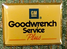 Vintage Gm Goodwrench Service Pin Chevy Pinba...