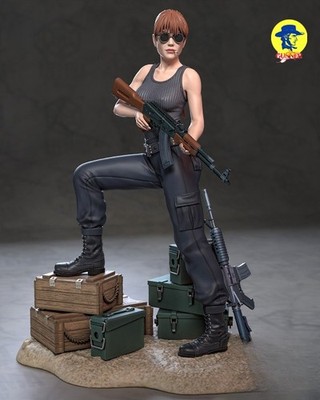 SARA CONNOR Action Figure GUNNER Collectible 1:6 Scale 3D Printing NEW!