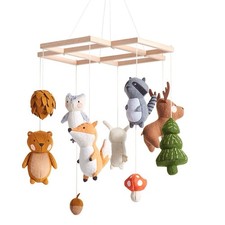 NWTO Crate and Kids Woodland Animal Baby Nursery Mobile New in box