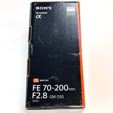 Sony FE 70-200mm f/2.8 GM OSS Lens E Mount Full Frame-SEL70200GM - Pristine