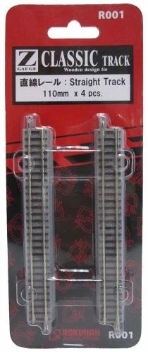 Rokuhan Z Gauge R001 Straight Rail 110mm from Japan New - image 1 of 1