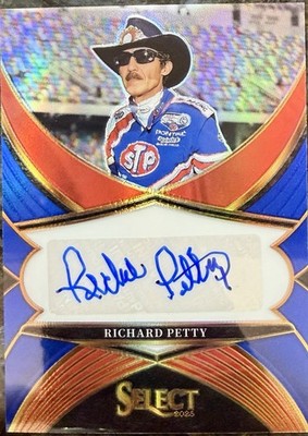 2025 Panini Select NASCAR Legendary Signatures Blue AUTO Richard Petty #34/99