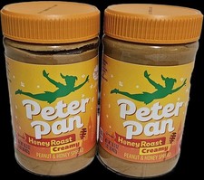 2 packs of Peter Pan Creamy Honey Roasted Peanut Butter, Gluten-Free,32.6 oz oz