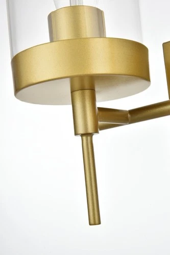 Elegant Lighting LD7319W14 Taryin 2 Light 14"W Vanity Light - Chrome - Picture 10 of 12