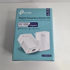 TP-Link AV1000 Gigabit Powerline Network Extender - TL-PA7017 - New Open Box
