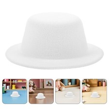 20 Pcs Handmade Top Hat Mini Hats for Crafts Miniature Figurines