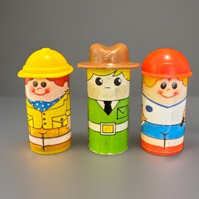 VTG Chicco 2  Figures Toys Set Of 3