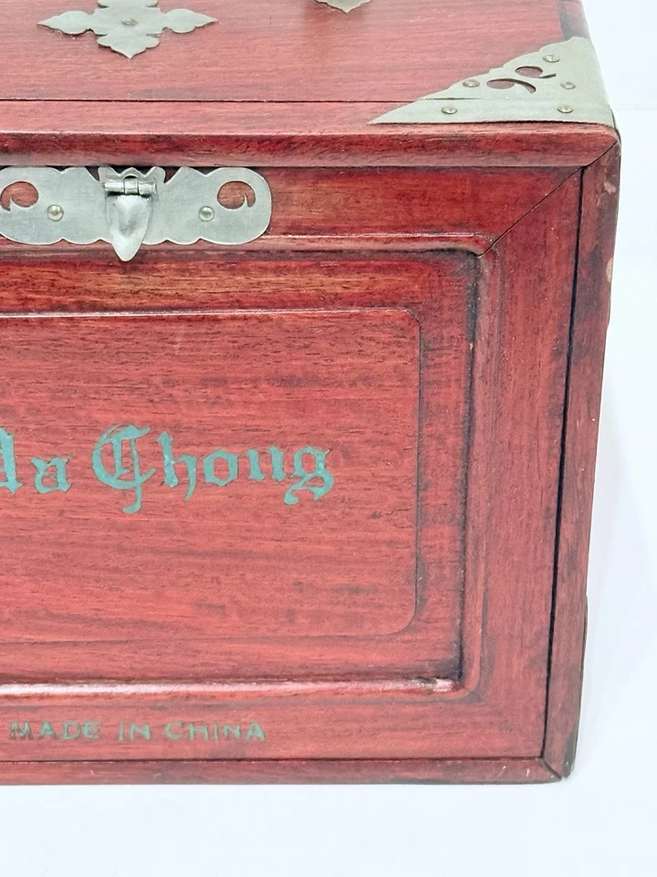 Antique 1920’s Mah Jong Set in 5 Drawer Mahogany Chest - Complete - Image 3 of 4