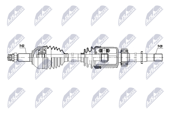 Antriebswelle NTY NPW-NS-178 FüR Nissan Pathfinder 4 R52-image