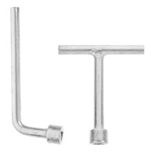 2 Pcs Stainless Steel Special Spanners Triangle Anti Theft Screw