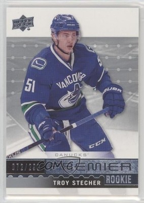 2016-17 Upper Deck Premier Rookie Inserts 72/299 Troy Stecher #R-31 RC 0q3