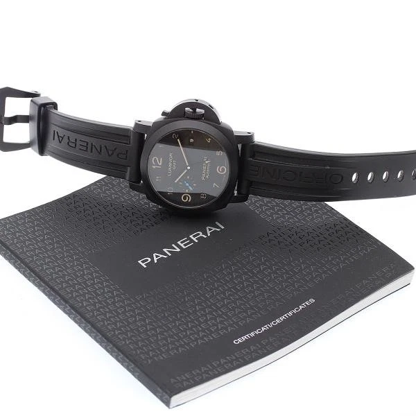 Panerai — Officine Panerai Luminor 1950 PAM01441 45mm Ti Black Dial Automatic Watch #C1953