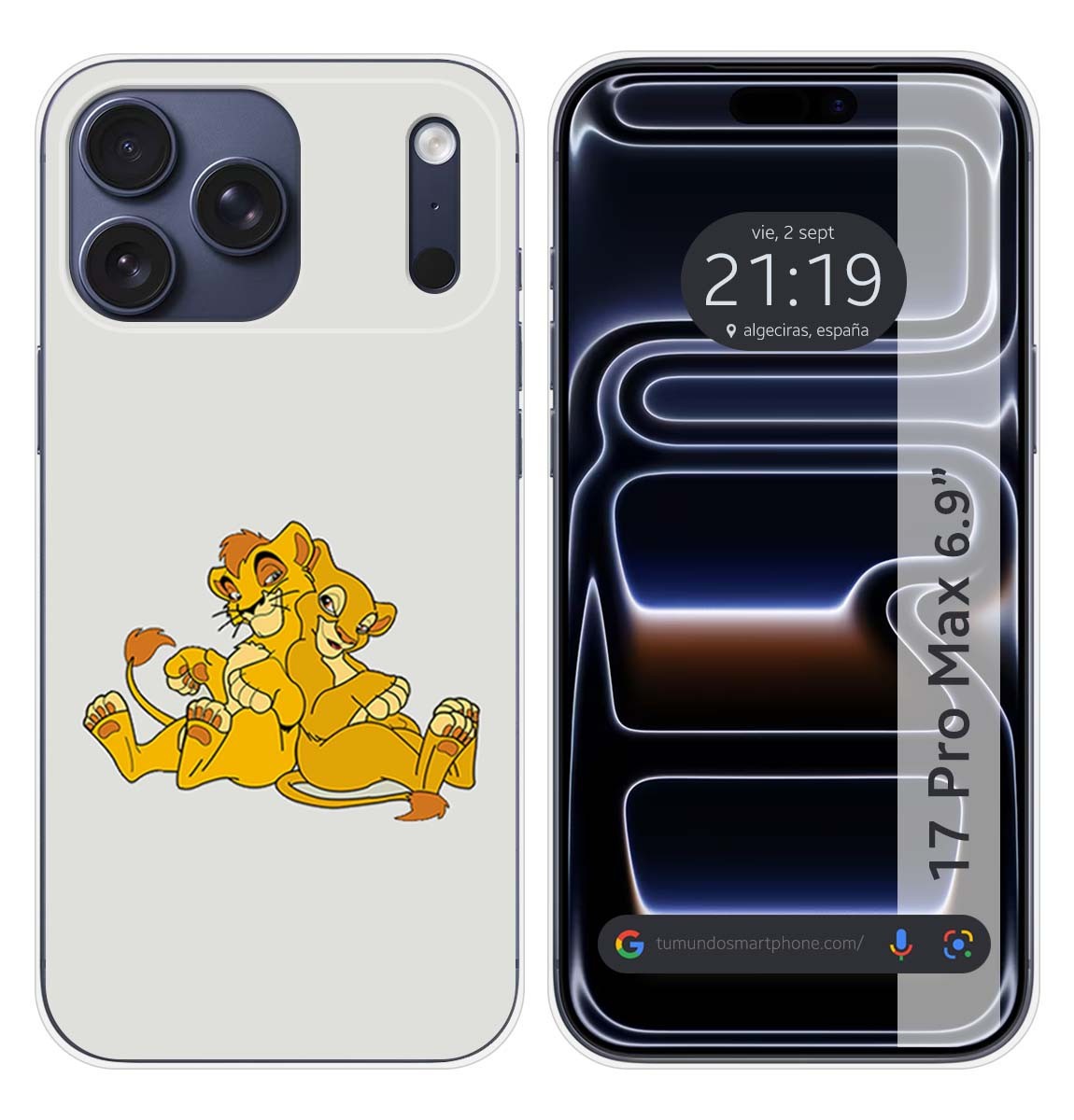 Custodia In Silicone Per Iphone 17 Pro Max (6.9) Design Leoni Disegni