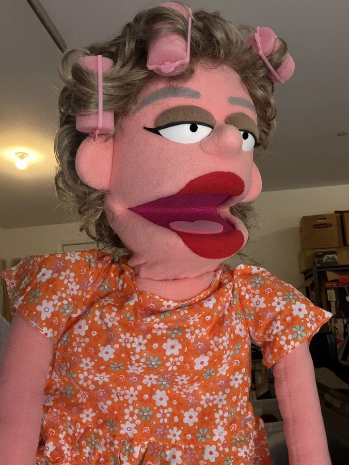 Country Auntie Professional Muppet-Style Puppet   - Image 3 of 4