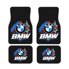 Bmw 4pcs Universal Car Floor Mats Auto Carpets Interior Trim Accessories