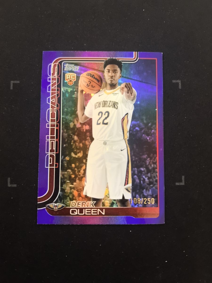 2025-26 Topps Basketball Derik Queen Rookie #213 Purple Foil /250