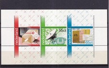 SA27a Netherlands 1981 100th Anniv of Post and Telegraph mint sheet