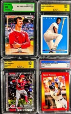 MLB Baseball 4 Card Graded Slab Lot Modern And Vintage Rookie Gem Mint 10s