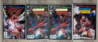 4 Superman Wonderwoman DC Comics 8 9 (2) & 10 2014