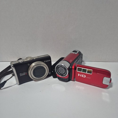 #ad Canon PowerShot SX200 IS 12.1MP Compact Digital Camera For Parts $64.99