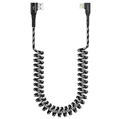 Apple MFI Certified USB to Lightning Cable, 90 Right Angle Short Charging Cab...