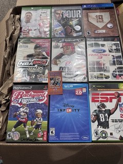 🔥MASSIVE 236x Mostly Sports Game Lot! PS2 PS3 PS4 Xbox 360 One Wii! UNTESTED‼️