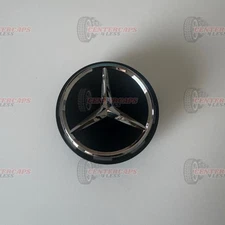 1 Center Cap Mercedes Benz C63s E63s CLS63s AMG 60mm Black Screw On Center Cap
