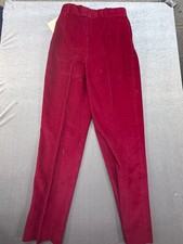 Vintage Talbots David Brooks MAde in USA Women Red Dress Pants Size 6
