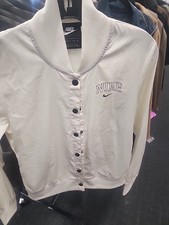 Nike Sportswear Women's Sail ivory Varsity Jacket AR3763-133 Size XS