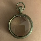 Waltham Vintage Skeleton Open Face Pocket Watch Silver Tone Manual Mechanical