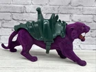 Rare Vintage He-man Purple Panthor Tiger With Saddle-1981