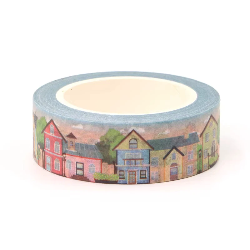 Linda cinta Washi para casa para hágalo usted mismo diario artesanal papelería planificador adornos Foto 3 de 4