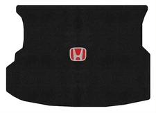 Lloyd Velourtex Cargo Carpet Mat for '99-04 Honda Odyssey w/Red on Black Honda H