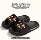 Mickey & Minnie Cartoon Slide Sandals Lot of 7 Mixed Sizes Black Red Unisex  — photo 5