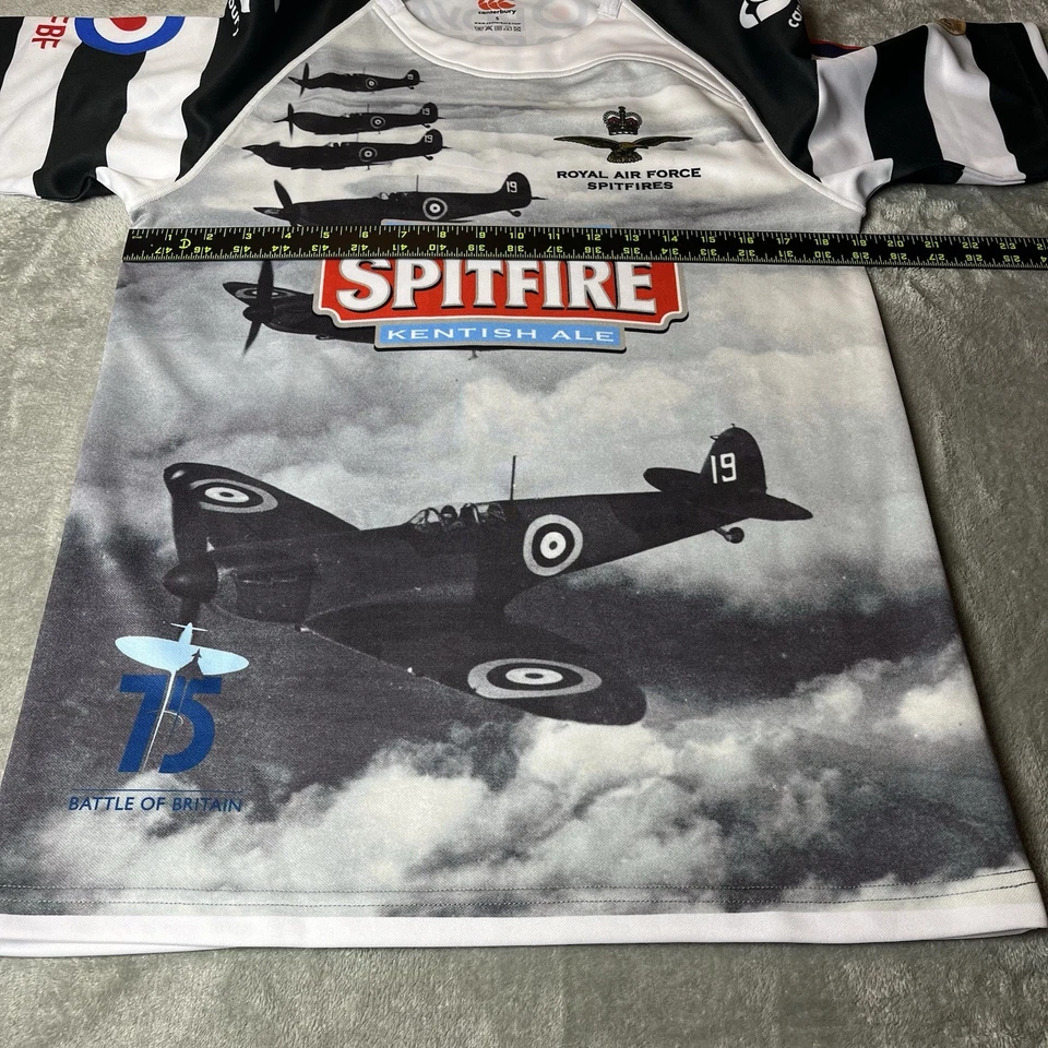 Royal Air Force RAF Spitfires 2012 - 2013 Canterbury Rugby Shirt | Men's Small - Image 3 of 4