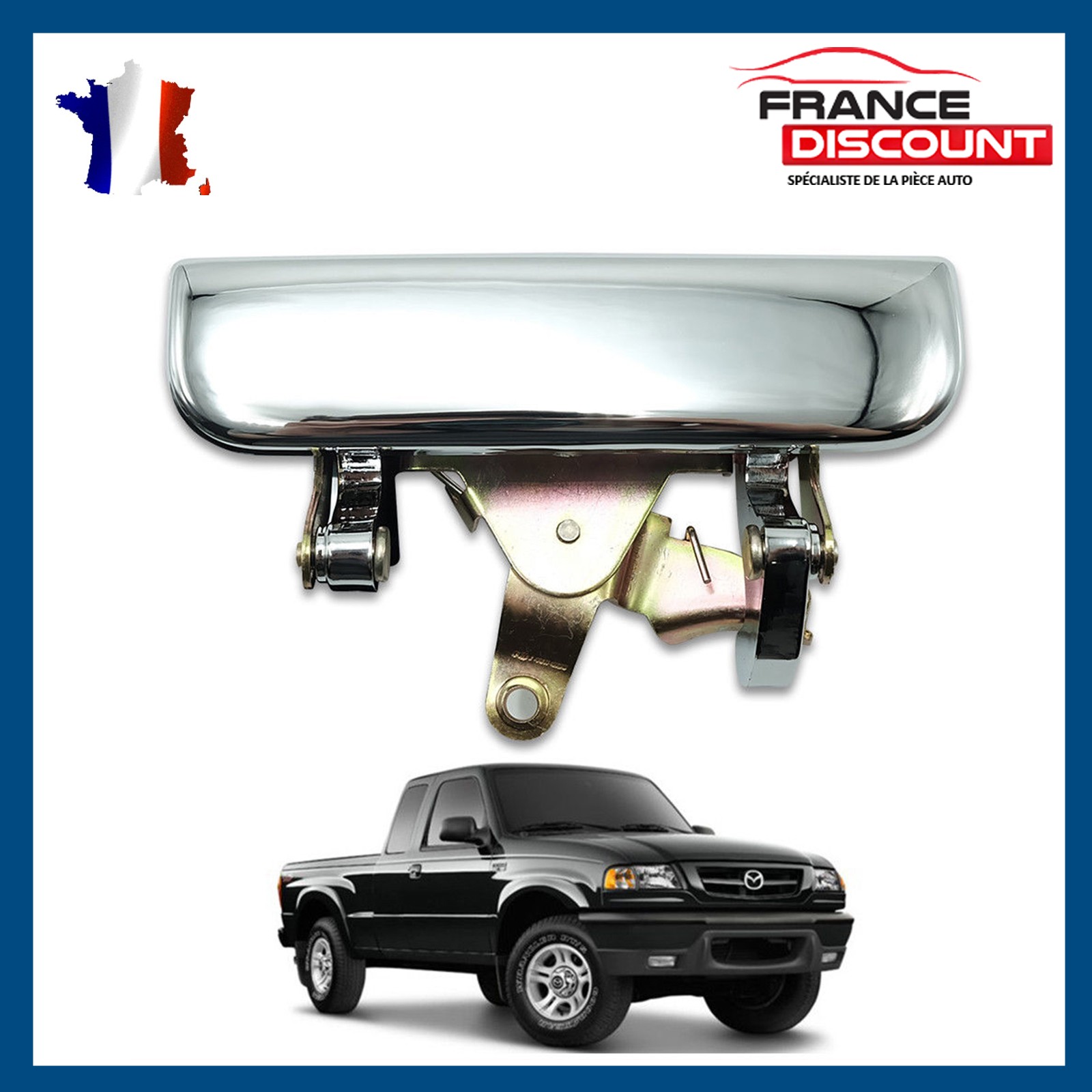 Réparer un hayon bloqué avec la poignée de benne noire pour Ford Ranger 1998-2006