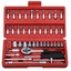 thumbnail 14 - 46PC Spanner Socket Screwdriver Set Mini 1/4" Car Repair Tool Ratchet Wrench Kit