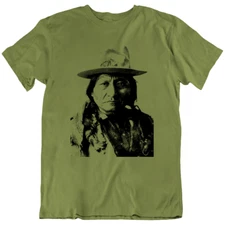 Sitting Bull  Native American Chief Indian Warrior T Shirt Tee Gift New