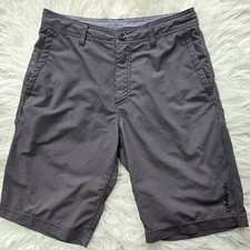 O'NEILL Hybrid Board Shorts Men's Size 28 Gray Striped