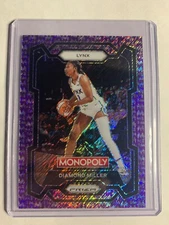 2024 Panini Prizm Monopoly WNBA Diaond Miller #9 Purple Money Shimmer #D /50 SSP