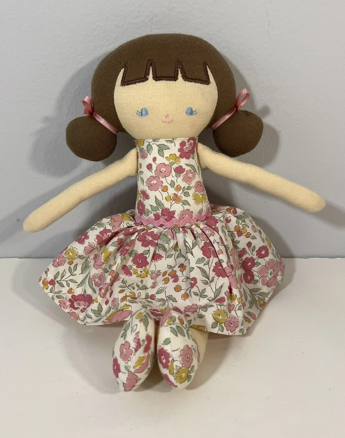Alimrose Audrey Doll Rose Garden Canvas Brown Haired Doll 10 Inch Australia