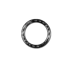 Real Carbon Fiber One-click Start Outer Trim Ring Outer diameter 48mm NEW