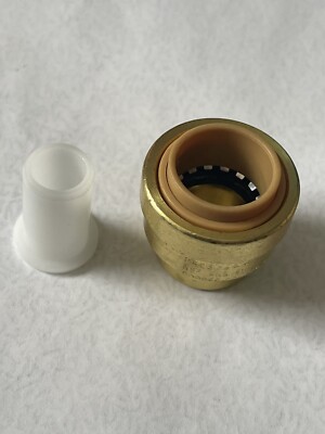 1/2'' Sharkbite Style PUSH FIT Plug End Cap Lead Free Brass