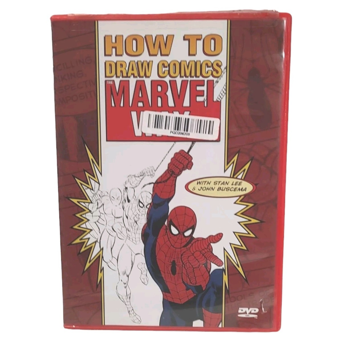 How to Draw Comics The Marvel Way DVD 付き Vntg 2002 How to Draw Comics the Marvel Way With Stan Lee