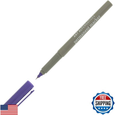 Art Alternatives Permanent Marker, Extra-Fine, Purple - 1.2mm Felt Nib - Perm