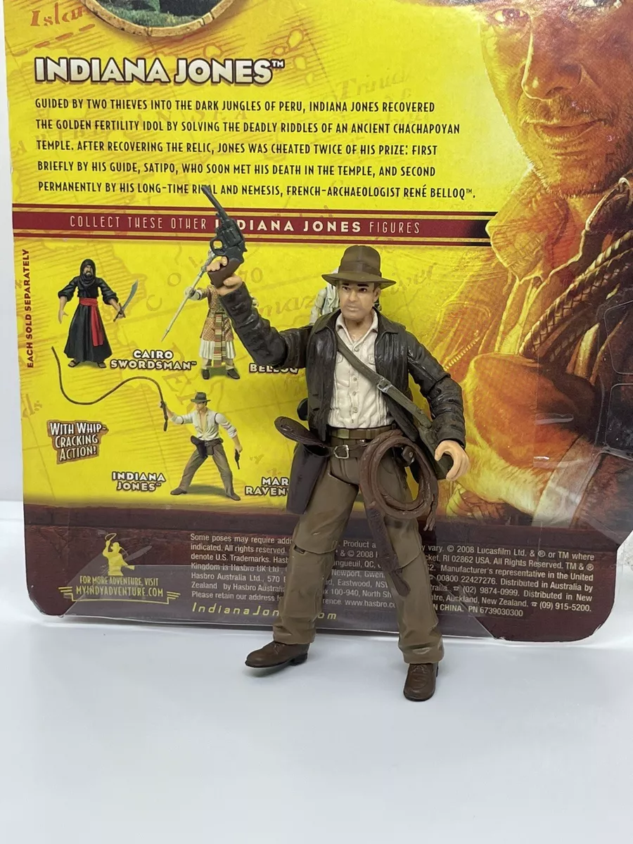 Indiana Jones Raiders of the Lost Ark Indy Action Figure Hasbro 2008 #40075  NRFP 