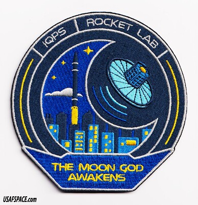 ROCKET LAB 42- THE MOON GOD AWAKENS-ELECTRON-iQPS s QPS-SAR-5- Mission PATCH