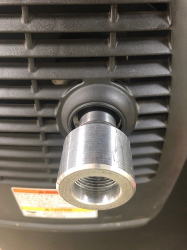 Excape GenExhaust para Generador Honda EU1000i 1-1/2" extensión de escape de acero (2 pies) - Imagen 4 de 5